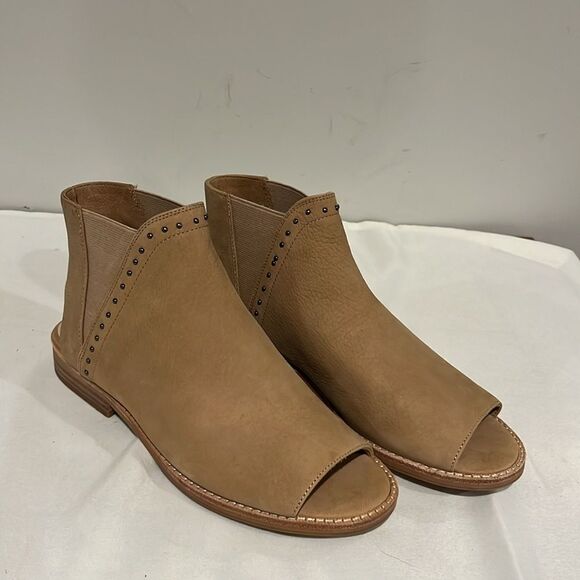 NWOT Sole Society Leather Birty Open Toe Shoe Size 7 1/2. - Picture 2 of 9